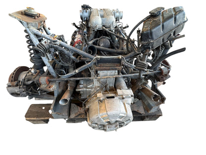 Ferrari 348 Motor ,Getriebe und hinterer Rahmen