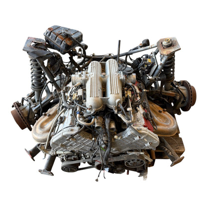 Ferrari 348 Motor ,Getriebe und hinterer Rahmen